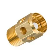 High Precision Brass Turned Components Custom Rapid Prototyping OEM Customized CNC Brass Electrical Fittings - Image 4